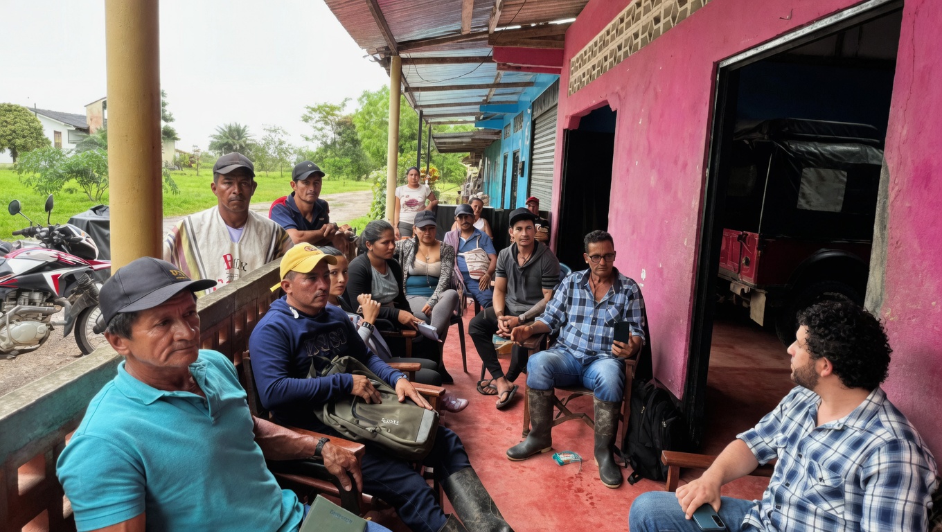 Reunión con comunidad